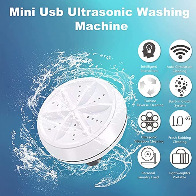 Mini Portable Turbine Washer