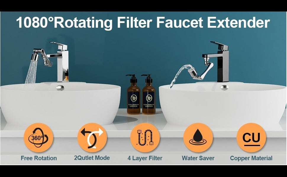 Multiple 1080° (Degree) Rotating Faucet