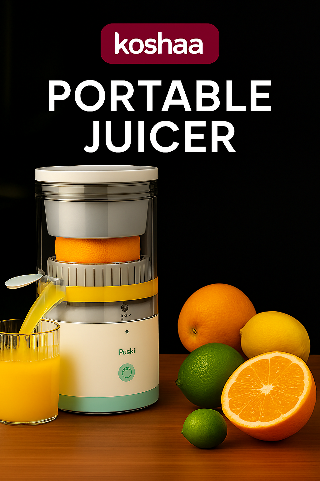 Electric Citrus Juicer – Portable USB Rechargeable Juice Mate