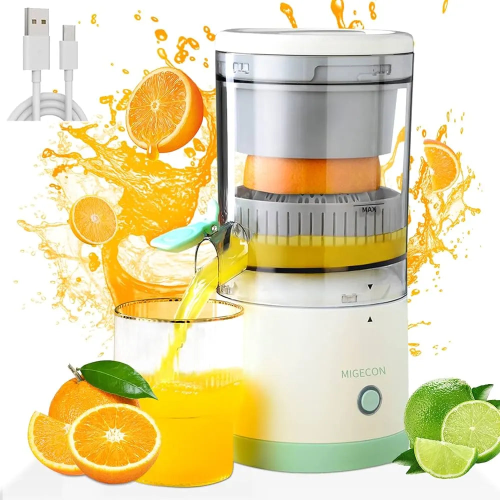 Electric Citrus Juicer – Portable USB Rechargeable Juice Mate