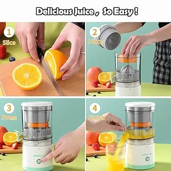 Electric Citrus Juicer – Portable USB Rechargeable Juice Mate