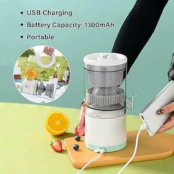 Electric Citrus Juicer – Portable USB Rechargeable Juice Mate