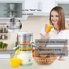 Electric Citrus Juicer – Portable USB Rechargeable Juice Mate